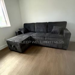 New Black Sofa 