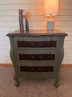 Kent Coffey Dauphine French Provincial | Refinished Olive & Mahogany