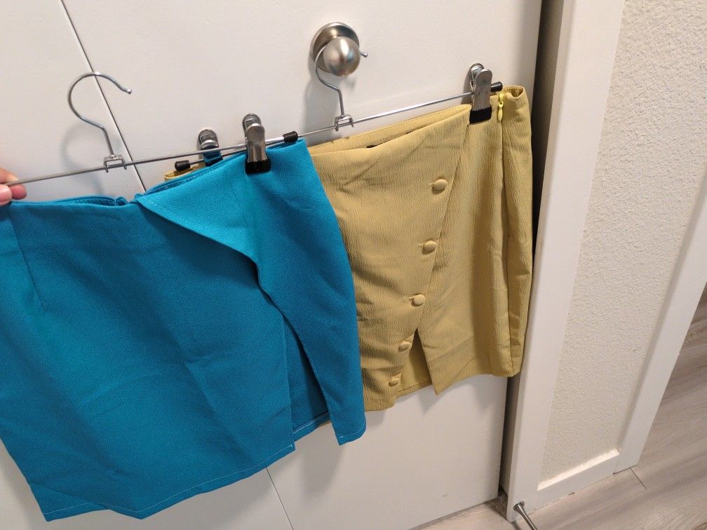 Pair of Boohoo Mini Skirts Size 4 (Never Worn)