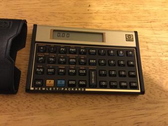 HEWLETT-PACKARD FINANCIAL CALCULATOR