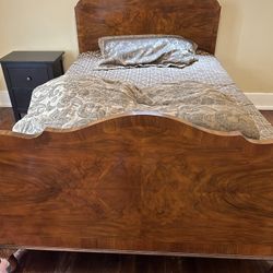 Antique Bed And Matching Vanity