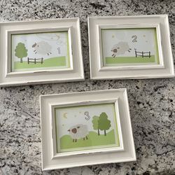 Picture Frames White Color Wood