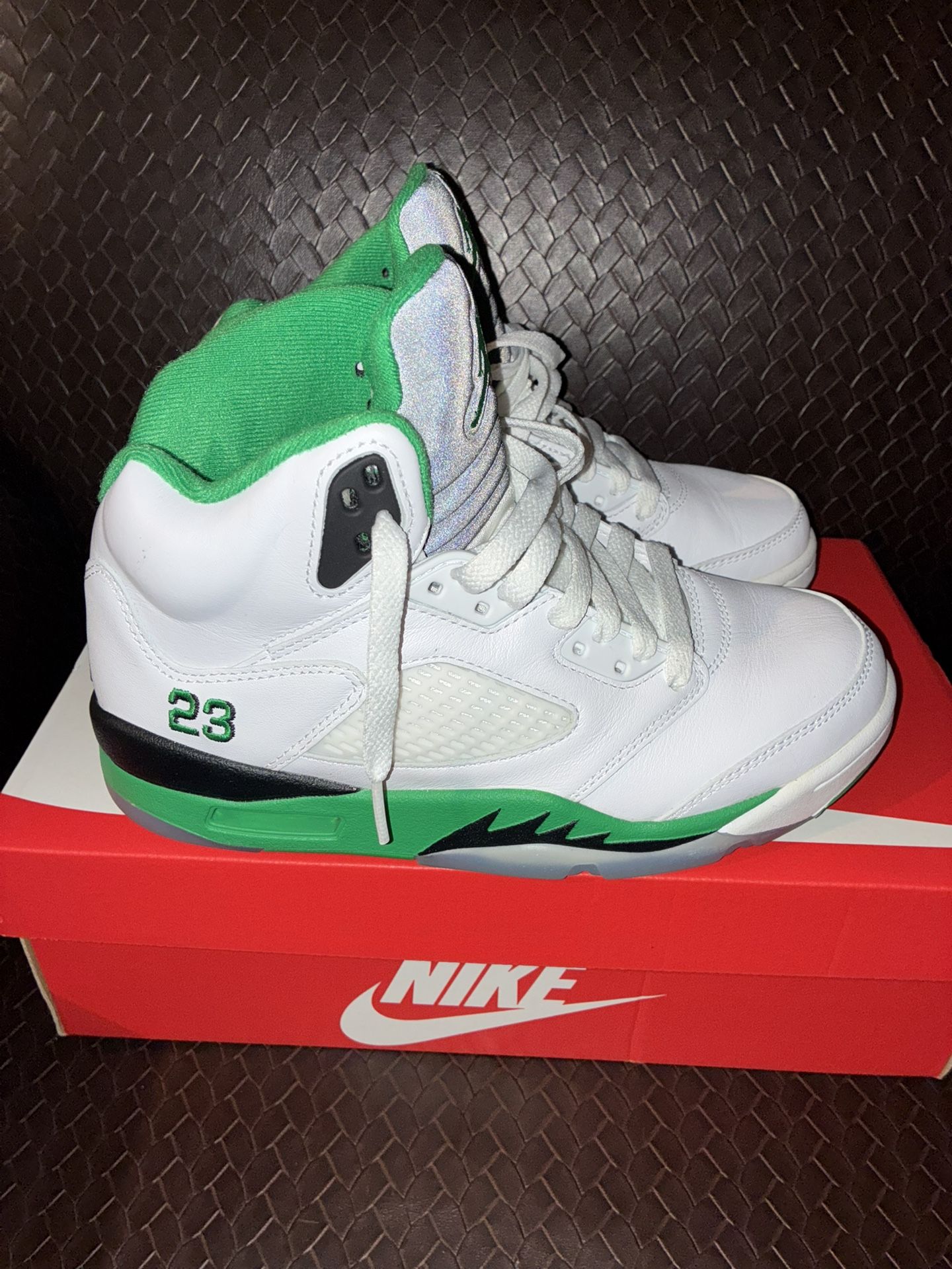 Air Jordan 5 “Lucky Green” (size 7) Must Go today!!!!