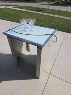 Architect draft table with light