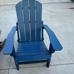 Adirondack Chair With Ottoman 