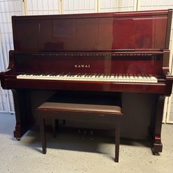 52” height Kawai upright piano   