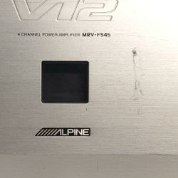 MRV-F545 ALPINE AMP. 4 Channel 🎶👌