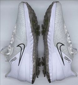 Brand New Nike Air Zoom Infinity Tour Flyknit Golf Shoes White Black Men Sizes 8.5, 10
