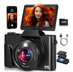 Brand New 4K Digital Camera for Photography with WiFi