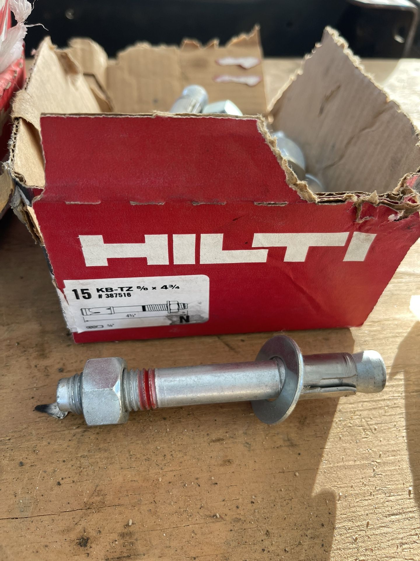 Anchor Bolts Hilti for Sale in Bonsall, CA OfferUp