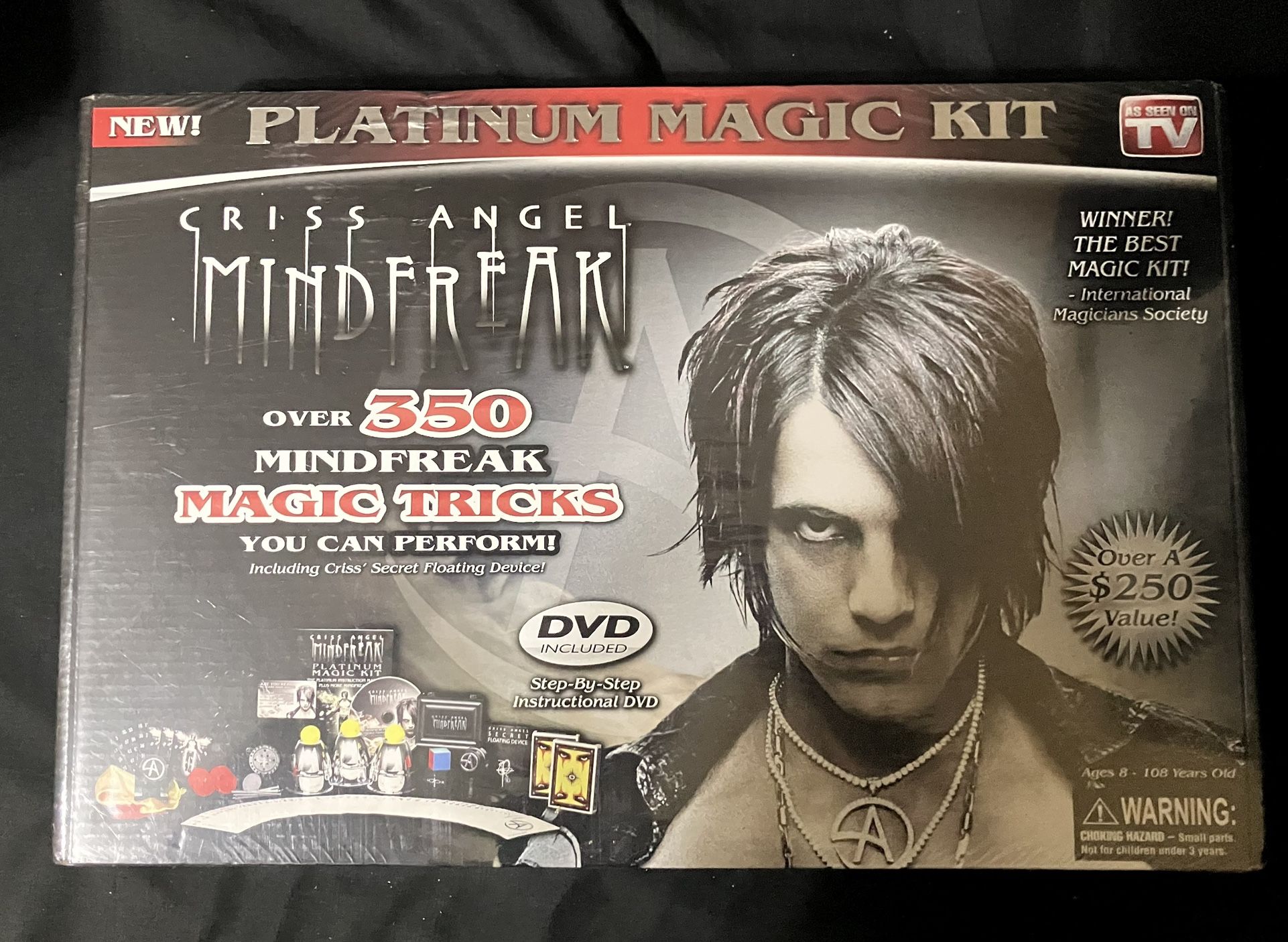 Criss Angel Platinum Magic Kit from 2009 Sealed
