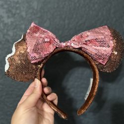 Minnie Mouse Ears Donut Sequin 