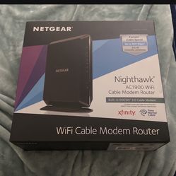 NETGEAR Nighthawk AC1900 Router Cable Modem Wif