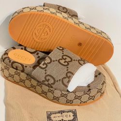 Brand New Gucci Slide Platform  7.8.9.10