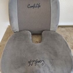 ComfiLife Lumbar Support Back Pillow + Comfort Seat Cushion