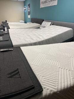 🛻 🛌💨Adjustable Base Bed Frames FACTORY CLEARANCE MUST GO (All Sizes) & Compatible Mattress - Cali King - King - Queen - Full - Twin XL / 50 Today 