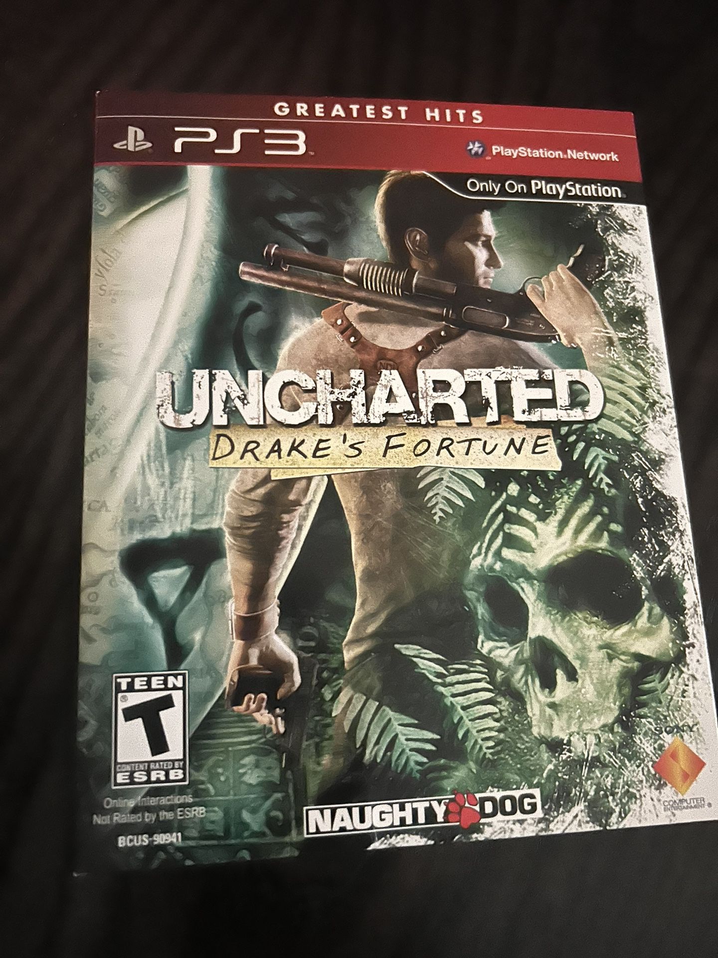 Uncharted Drake's Fortune Greatest Hits Playstation 3 PS3 LN 