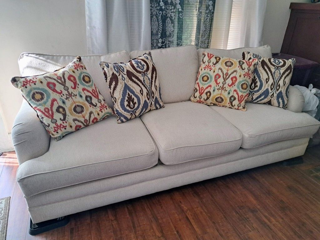 Sofa With Pillows 