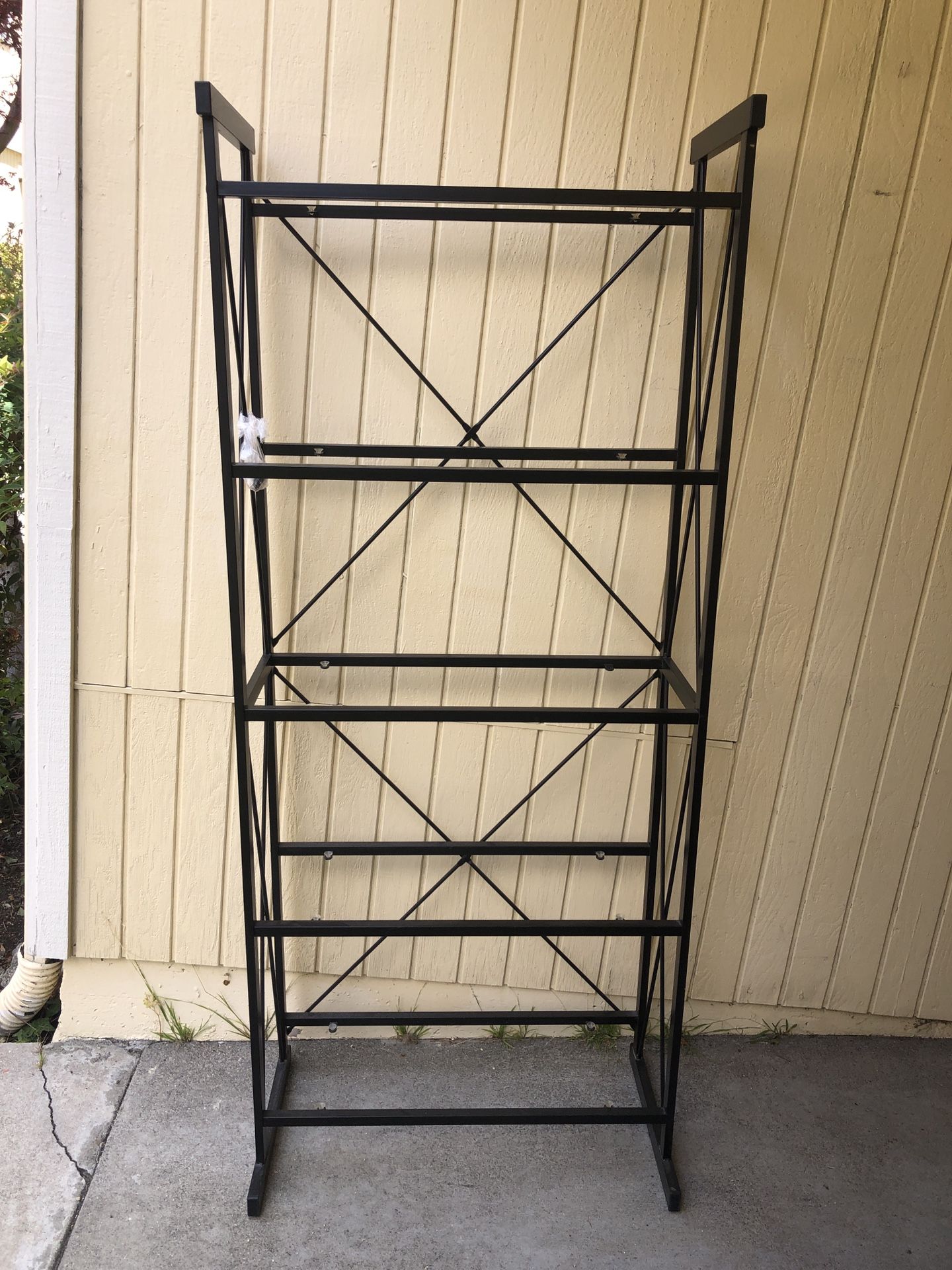 Black Metal Shelf