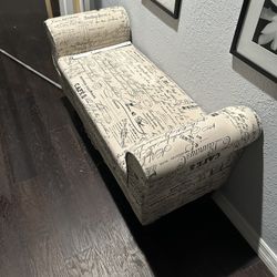 Linon Lillian upholstered bench