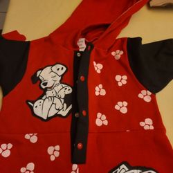 Vintage Disney Dalmatians Fleece Cover Up