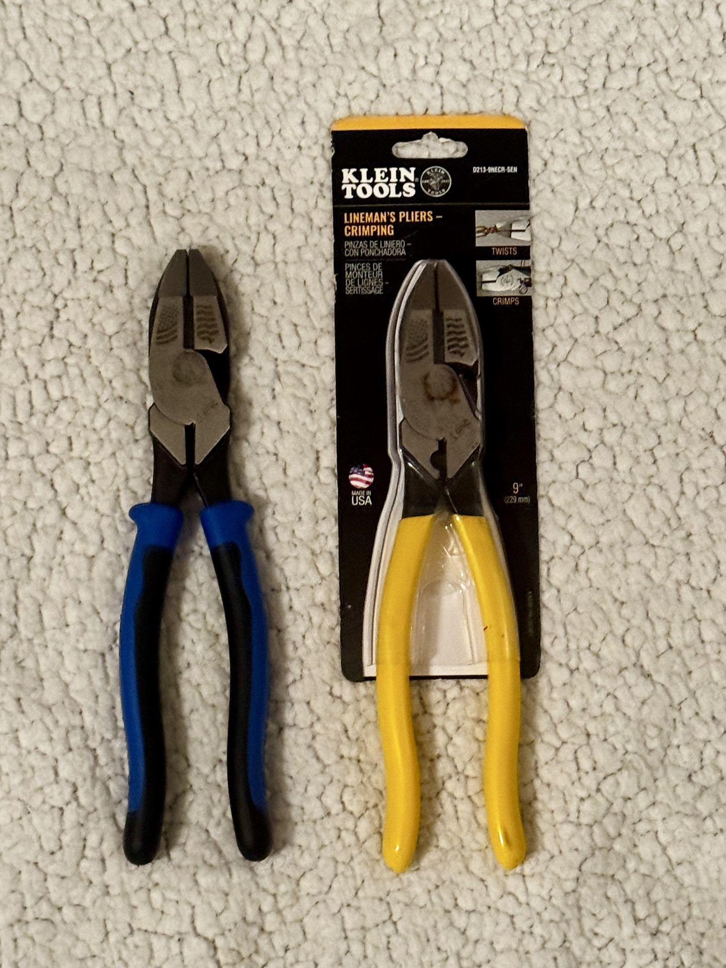 $30 Each. New Klein Tools 9 in. High Leverage Side Cutting Pliers with Crimping Die