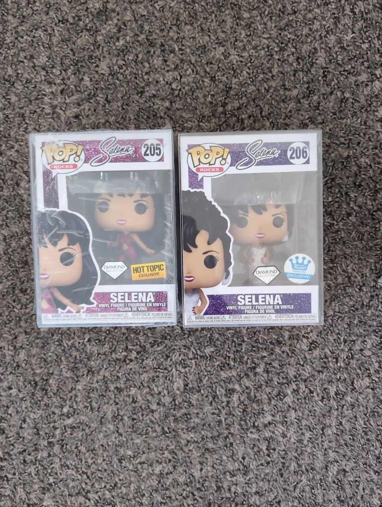 Selena Funko Pops Excellent Condition