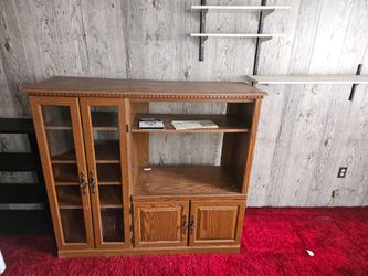 Television stand and side case