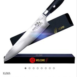 Kuma Japanese Damascus kitchen knife