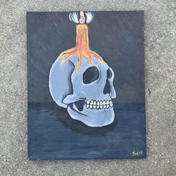 Original Gothic Painting 