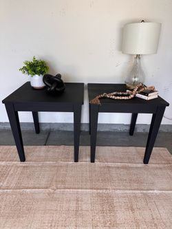 ✨ Refinished End Tables – Matching Set of 2 | Side Tables | Nightstands ✨