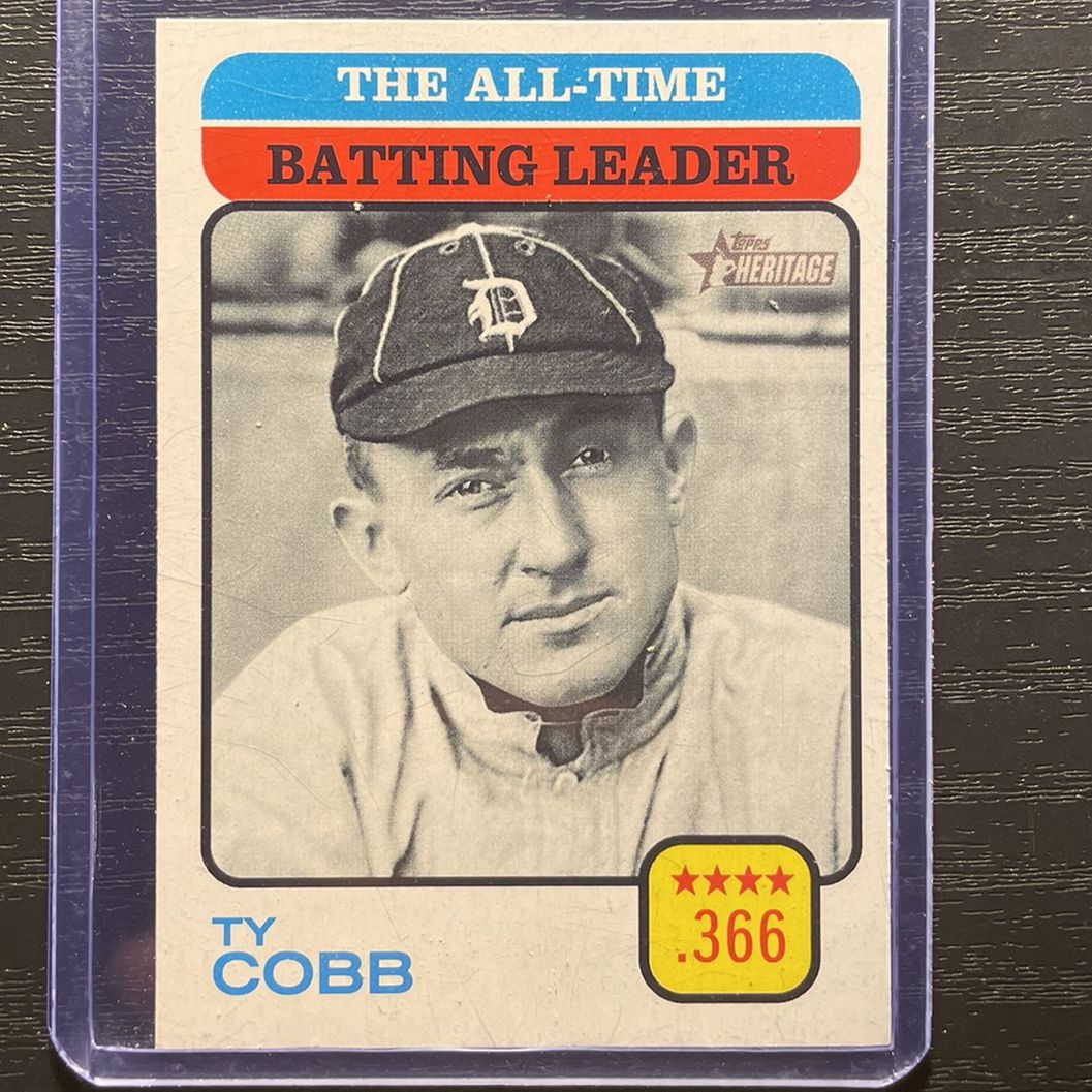 2022 Topps Heritage The All-Time Batting Leader Ty Cobb Baseball Card #471  for Sale in East Brunswick, NJ - OfferUp
