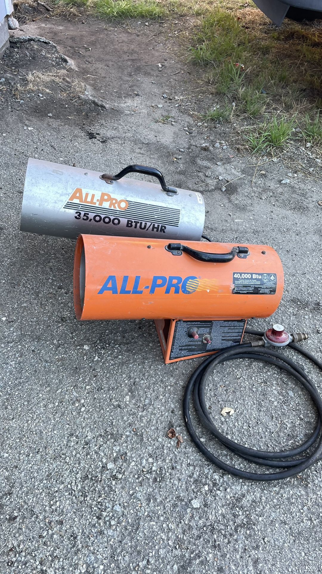 Set Of Two All Pro Heaters