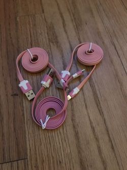 3 for $12 Pink Lightning iPhone iPad Sync Data Charge Cable