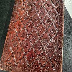 New leather bound, thick paper for drawing, journal, notes.