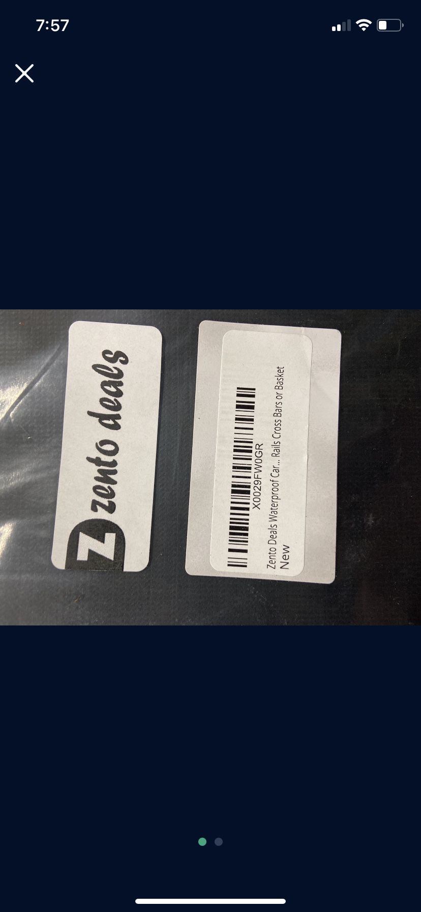 New Zen to Deals New Waterproof Car Roof Storage Carrier Bag Cargo Road Trips SUV Car Van