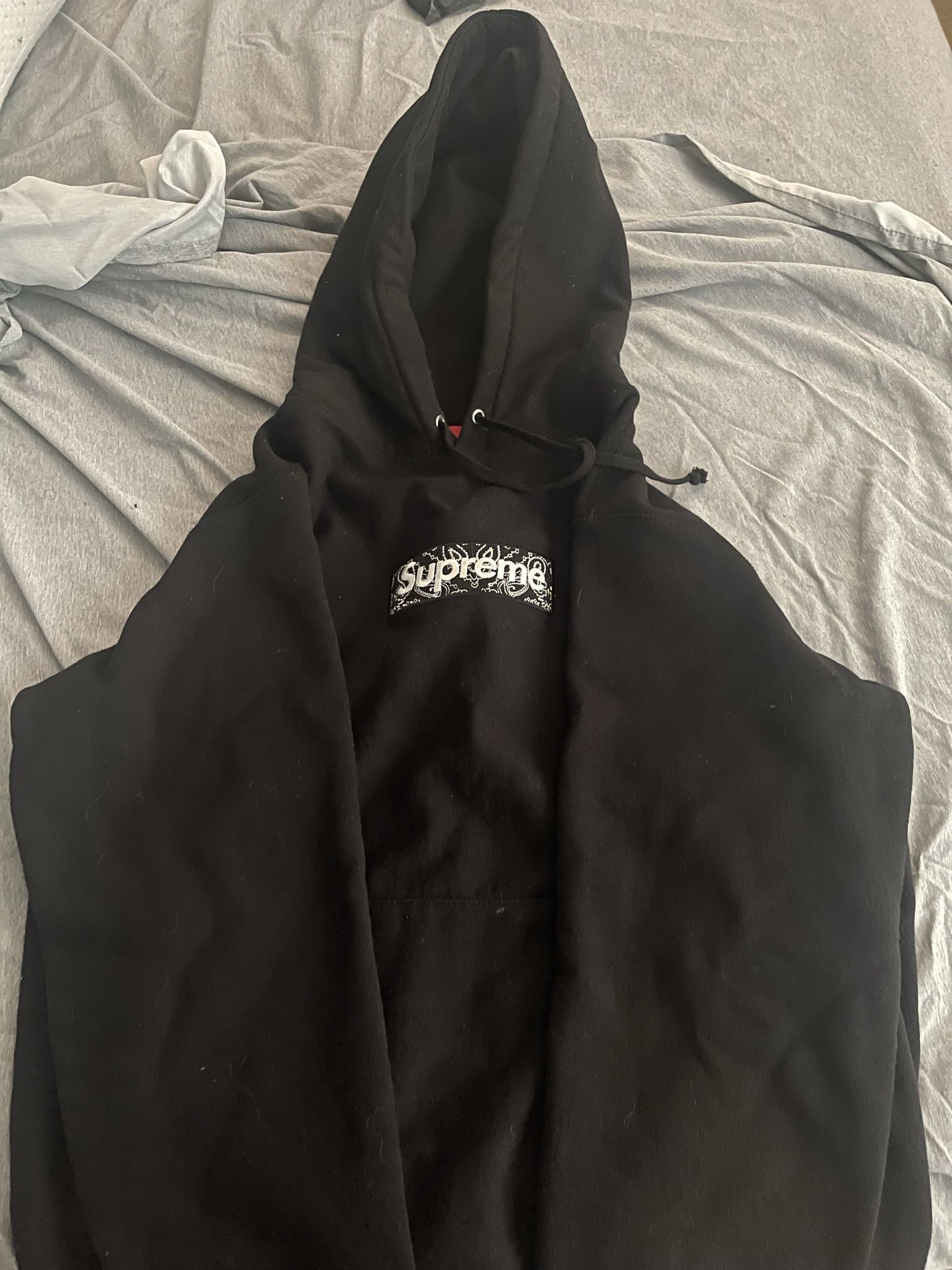Supreme Bandana Box Logo Hooded Sweatshirt