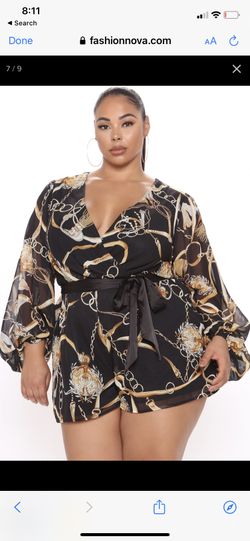 Fashion Nova Romper 