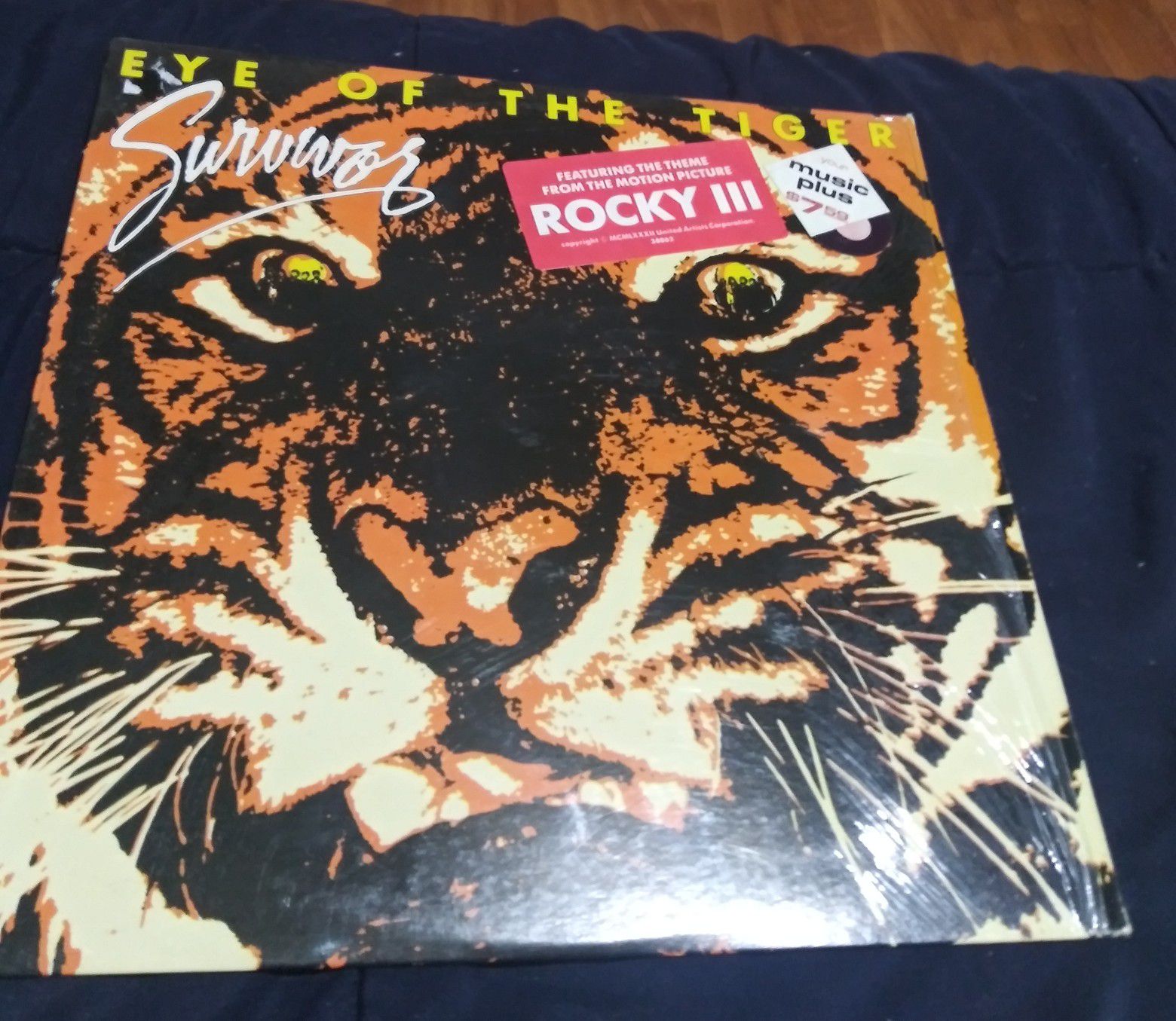 1982 Vinyl LP Record Survivor Eye of the Tiger