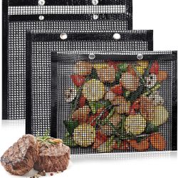 Barbecue Mesh Grill Bags - 4 (BRAND NEW)