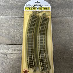 Bachmann EZ-Track 18" Radius Curved Train Track HO Scale 4 Pieces 44501 New