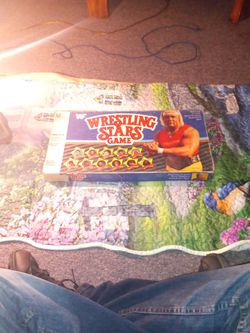 1985 WWF Wrestling Stars Board Game 