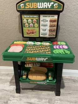 Subway Pretend Play Food Sandwich Maker Playset-Kitchen