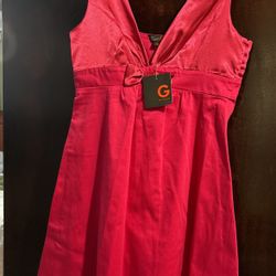 Ladies Dress- BY GUESS- Candor Apple Pink- $12