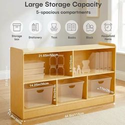 STEPLAY Wooden Storage Organizer