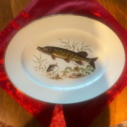 Vintage Rosenthal Gold Rimmed Fish China