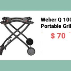 Brand New Weber Q 100 Portable Grill