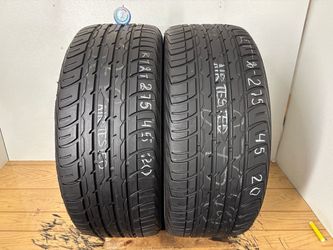 2 tires 275 45 20 Advanta hp z01 like new no repairs