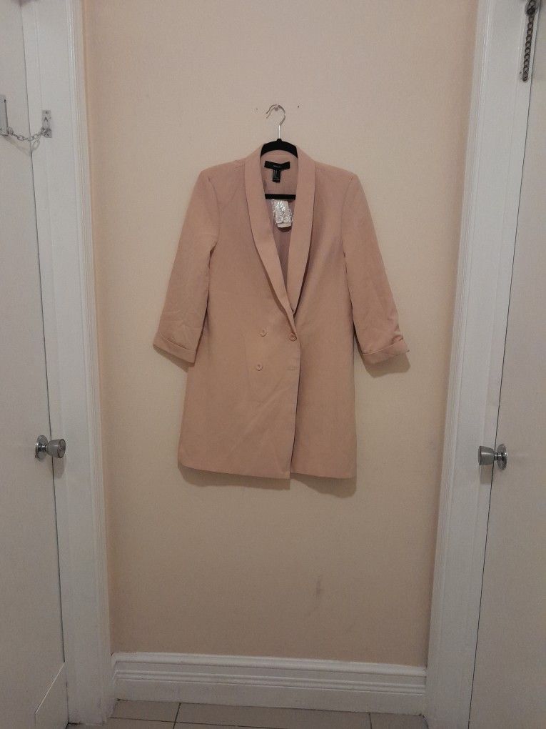 Forever 21 Blush Medium Blazer Dress