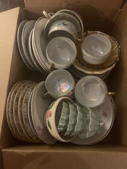 Tea Cups And Tea Plates